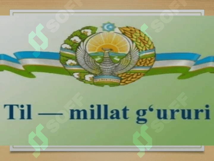 O’zbek tili va uning tillar tizimidagi o’rni 3