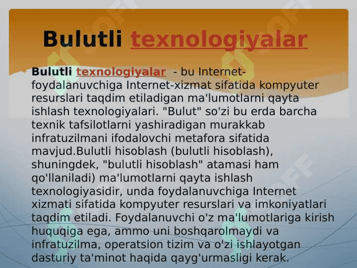 Bulutli hisoblashlar 2