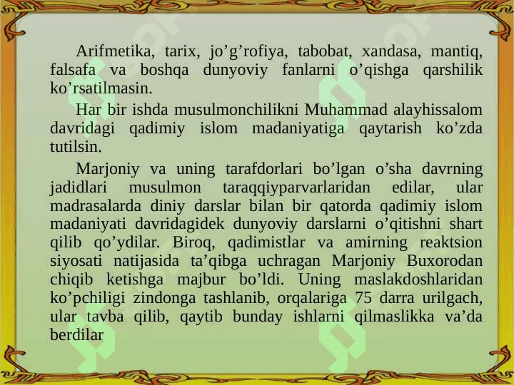 Turkiston o’lkasida jadidchilik harakati 4
