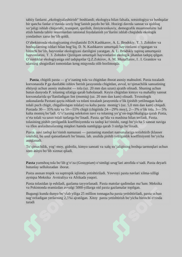 XLORIDLI  SHO’RALAMISHNI  UNIB CHIQAYOTGAN CHIGITNING  ALEYRON  DONACHALARIDAGI   FOSFORLI  BITIKMALAR  ALMASHINUVIGA   TA’SIRI 8