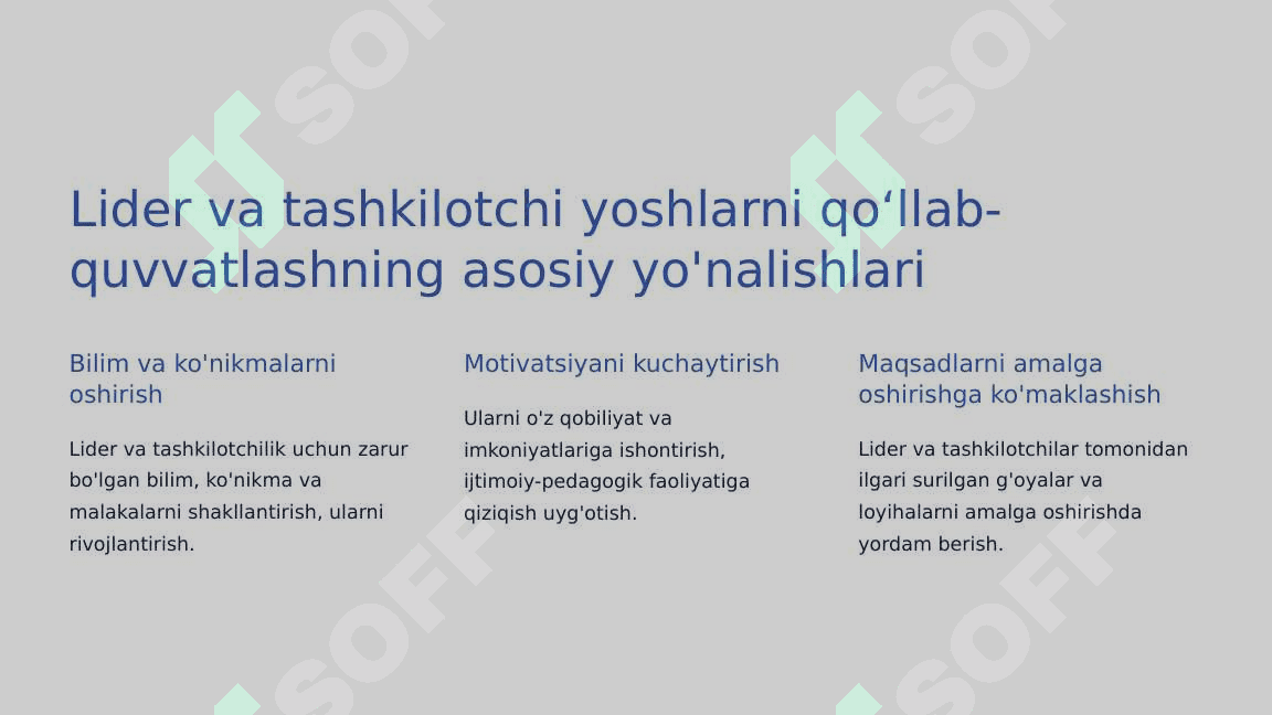 Lider va tashkilotchi yoshlarni ijtimoiy pedagogik qoʻllab quvvatlash 4