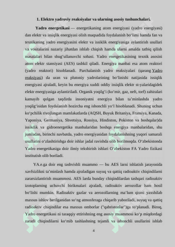 ELEKTRO YADRO REAKSIYALARI 4