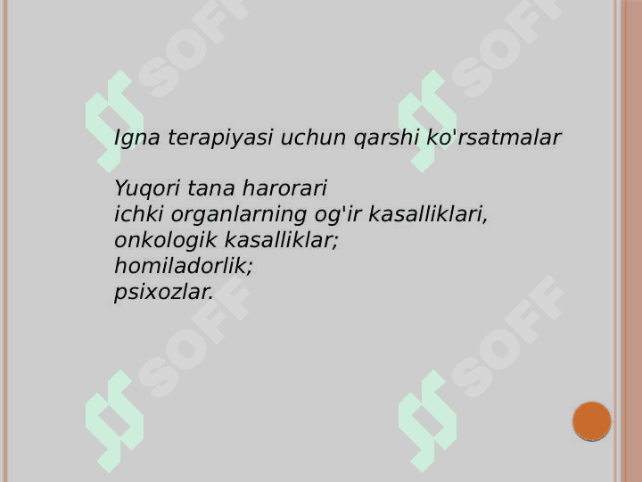 Uch shoxli nerv nevralgiyasida igna refleksoterapiya nuqtalari topografiyasi 5
