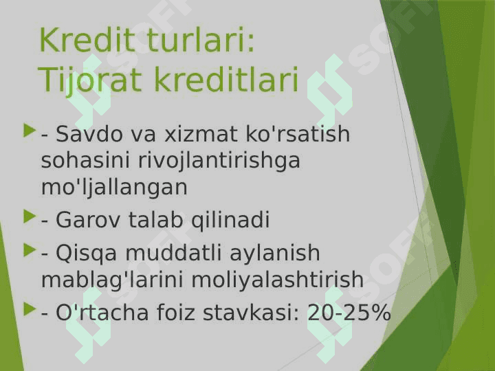 Uzum bank kredit siyosati 7