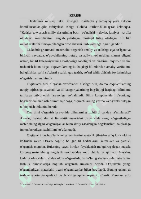 BOSHANG'ICH SINFLARDA SO'Z TARKIBINI O'RGATISH METODIKASI 2