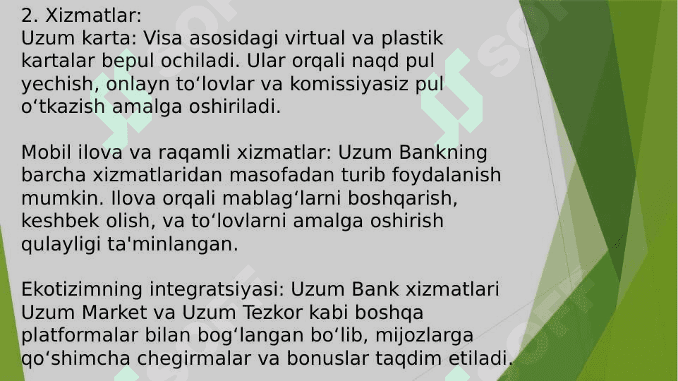 Uzum bank boshqaruvi slide 7