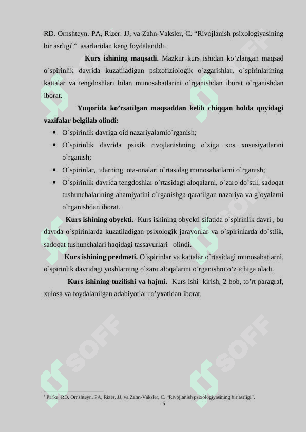 O`spirinlik yoshida do`stlik va sadoqat tushunchalarinnig shakllanishi 5