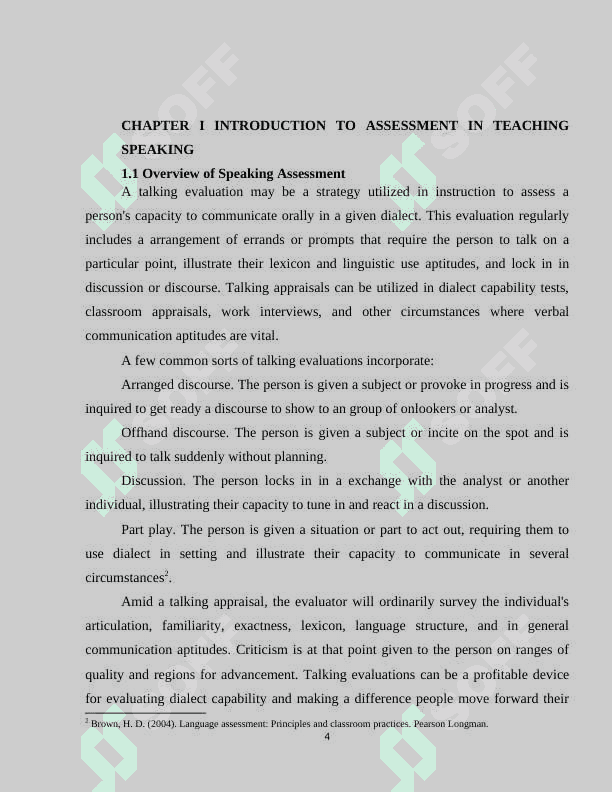 ASSESSMENT IN TEACHING SPEAKING 4