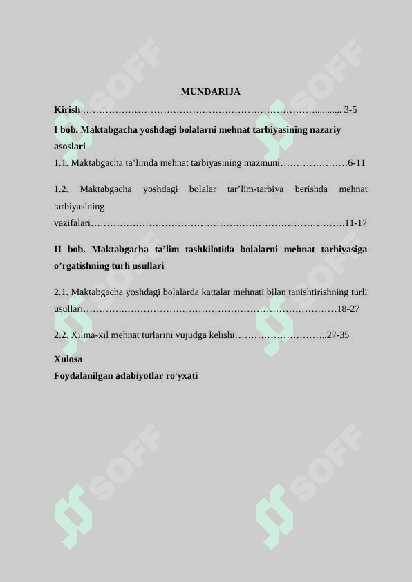 Maktabgacha yoshdagi bolalarni mehnat tarbiyasi 2