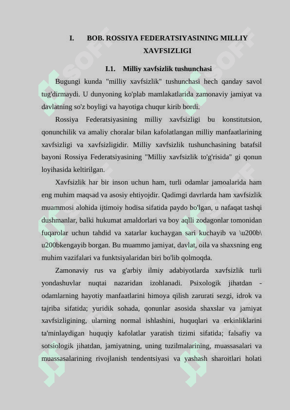 Rossiya Federatsiyasidagi xavf-xatarlarni baholash milliy tizimi 5