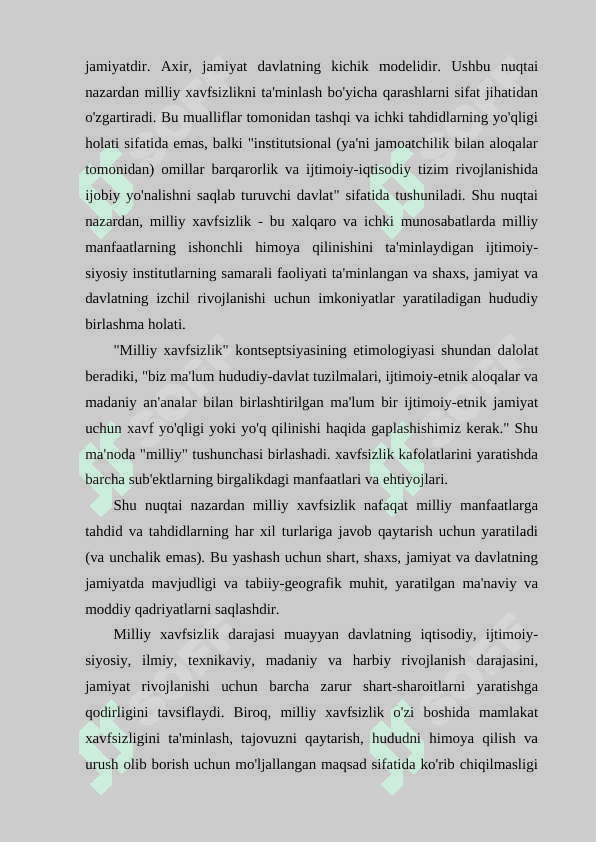 Rossiya Federatsiyasidagi xavf-xatarlarni baholash milliy tizimi 8