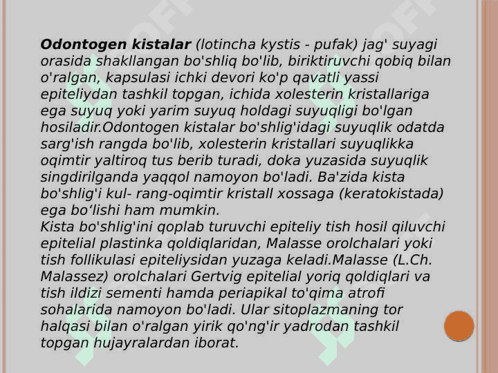 Follikulyar kistalar 3