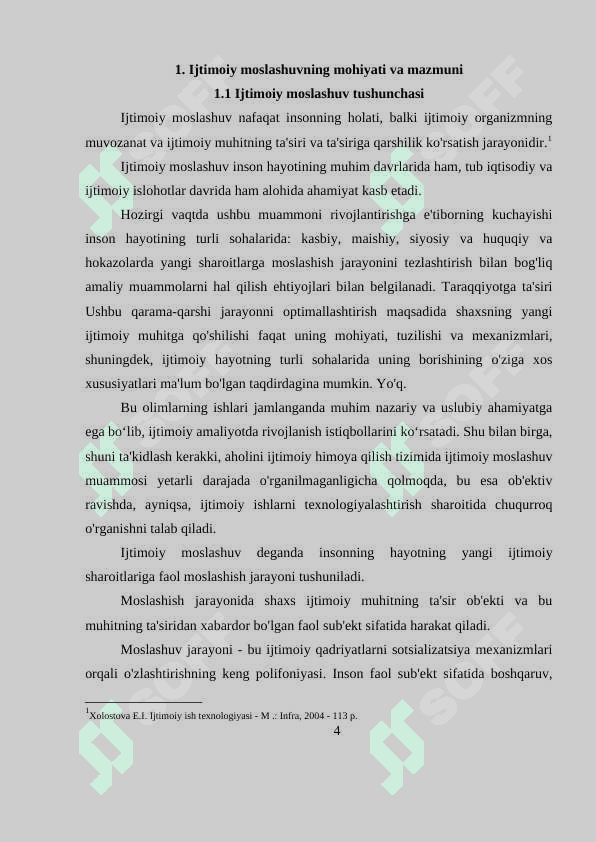 Adaptatsiya, dezadaptatsiya va readaptatdiya tushunchasi va ularning mazmun mohiyati 4