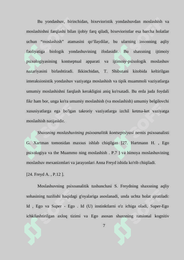 Adaptatsiya, dezadaptatsiya va readaptatdiya tushunchasi va ularning mazmun mohiyati 7