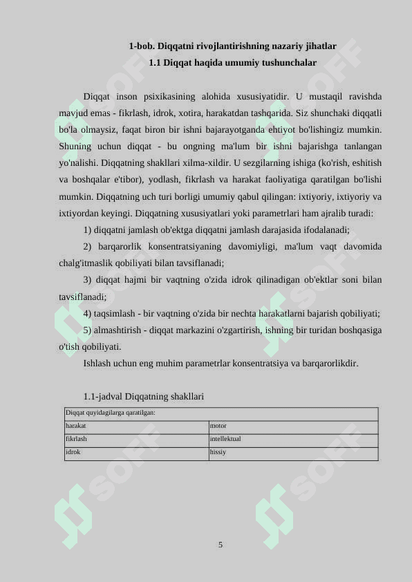 Diqqat samaradorligiga taʼsir koʻrsatuvchi omillar 5