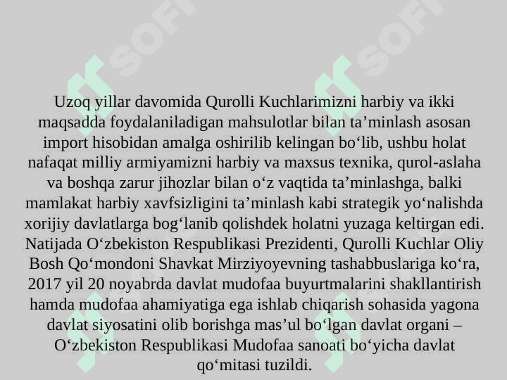 o’zbekiston milliy havfsizligini ta’minlashda amalga oshirilayotgan ishlar 2