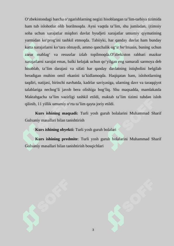 Turli yosh guruh bolalarini Muhammad Sharif Gulxaniy masallari bilan tanishtirish 3