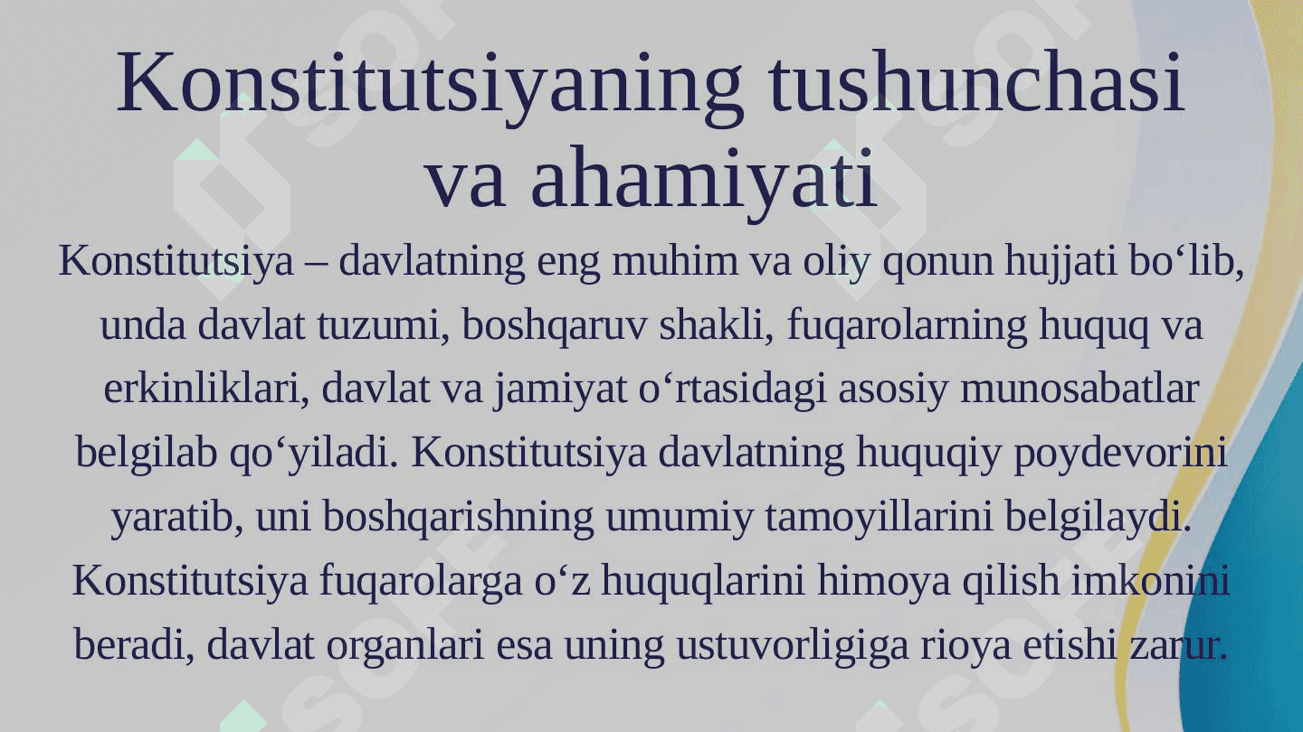 O’zbekiston Respubliklasida sud tizimining konstitutsiyaviy  asoslari 3