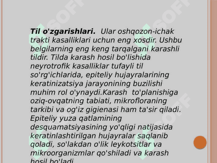 Oshqozon-ichak kasalliklarida og'iz bo'shlig'i shilliq qavatidagi o'zgarishlar 3