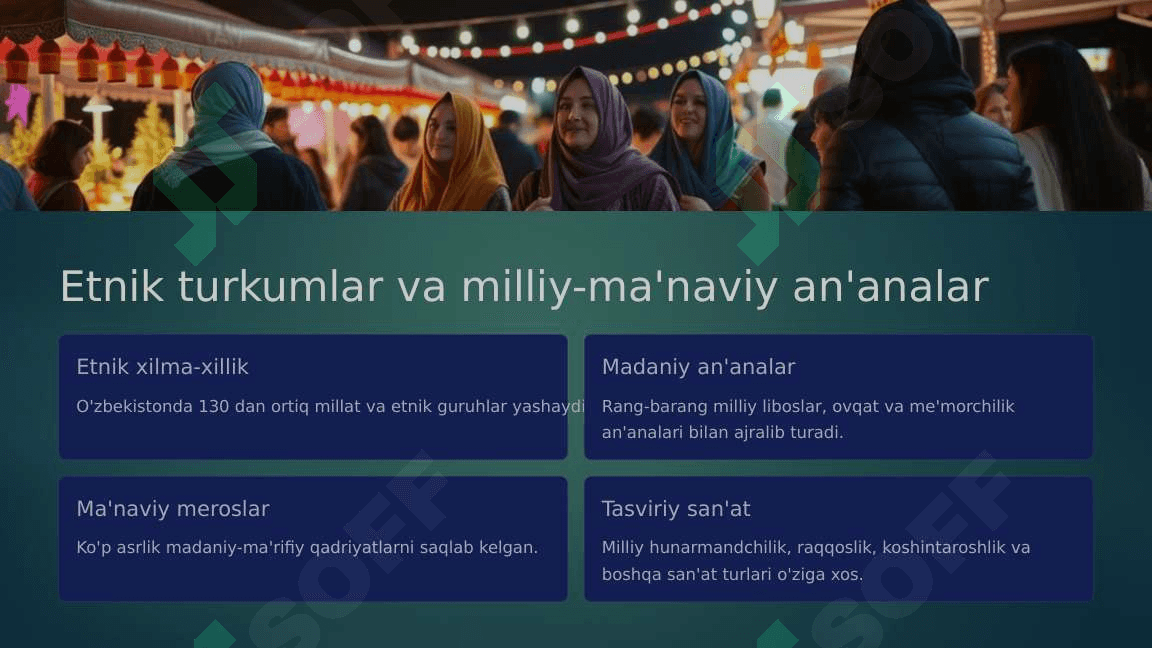 O'zbekistonni turistik rayonlashtirishdagi yetakchi omillar tahlili 4