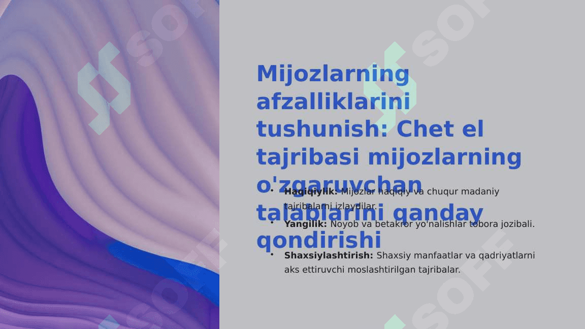 O‘zbekistonda turoperator biznesini rivojlantirishda xorijiy tajribalarni qo‘llash usullari 3