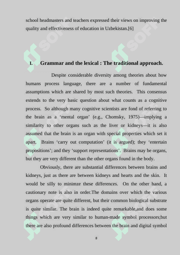 Language as a dynamic system 8