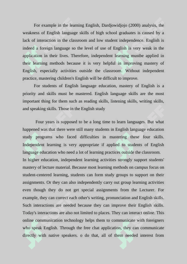 Supporting independent learning in English language teaching 8