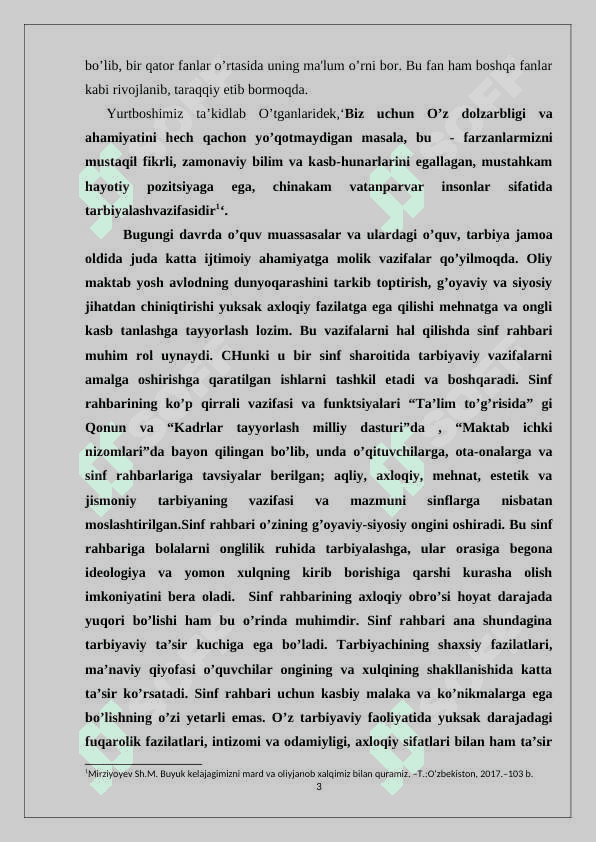 Maktabdagi tarbiyaviy ishlar tizimida sinf rahbarining faoliyatini tashkil etish metodikasi 3