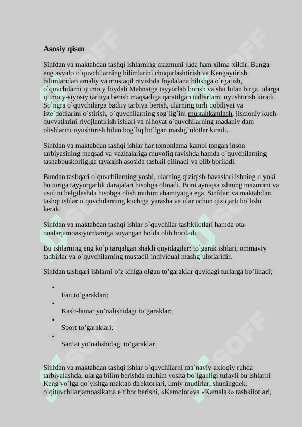 Sinfdan va maktabdan tashqari tarbiyaviy ishlarini rejalashtirish metodikasi 5
