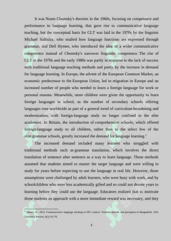 Communication language teaching principles 5