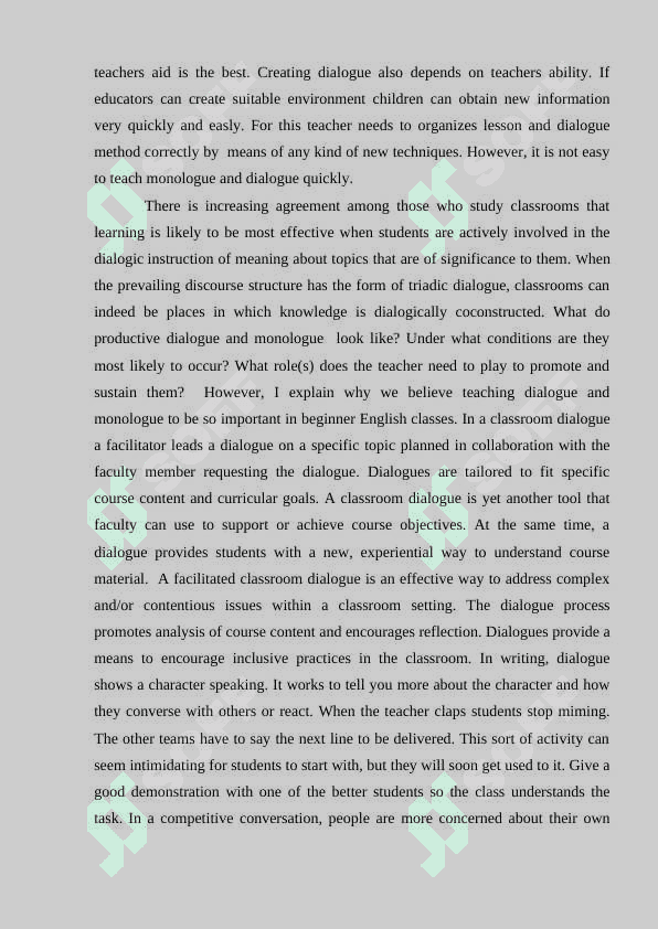 Teaching dialogue in beginner english classes 3