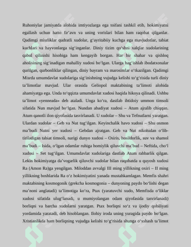 Milliy dinlar 8