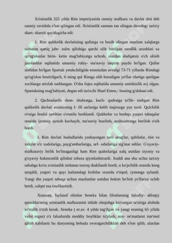 Xristianlikning paydo bo’lishi, aqidalari, asosiy yo’nalishlari, ta’limotlari va manbaalari. #1 4