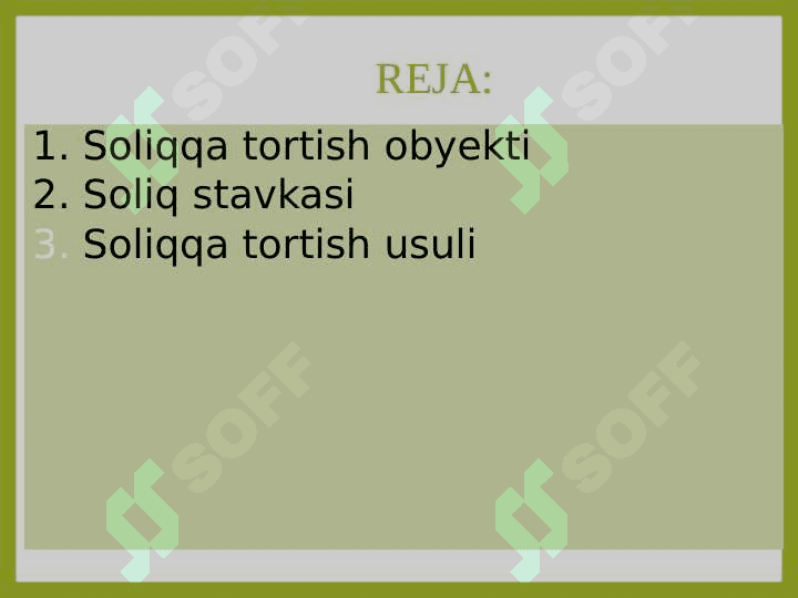 Jismoniy shaxslarning daromadlarini soliqqa tortish xususiyatlari 2