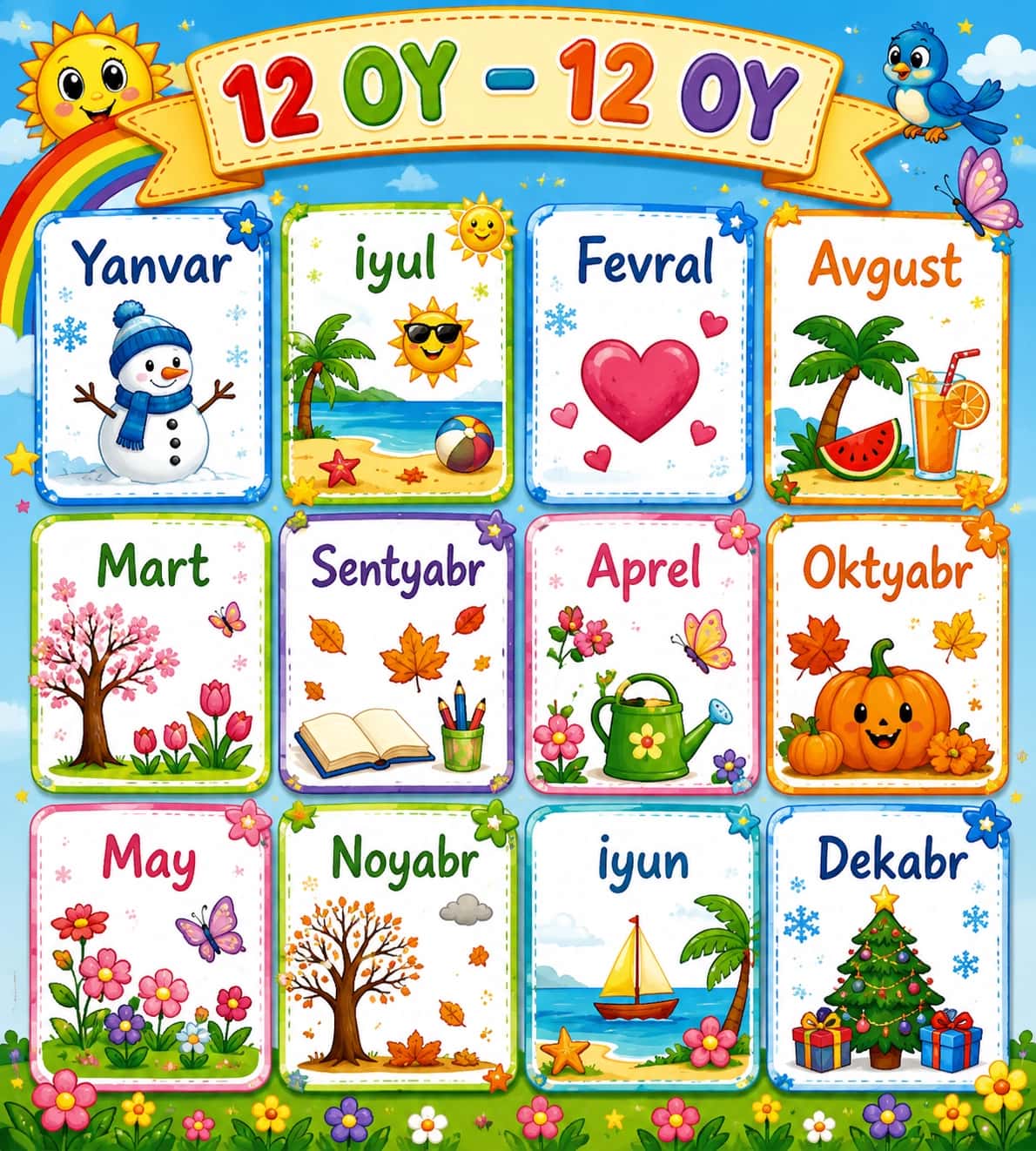 Boshlang'ich sinflar uchun barcha kerakli dizaynlar 2