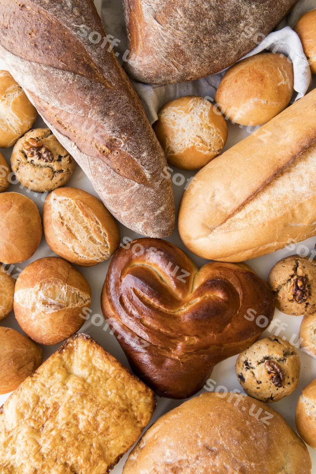 Tekkan non aralashtirmasi | Flat lay bread mix 1