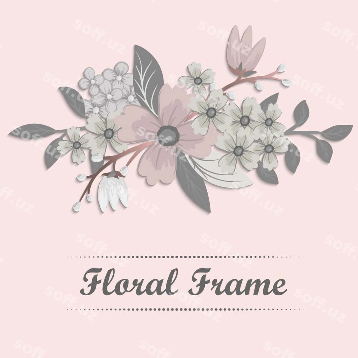 Gulli fon dizayni | Floral background design 1