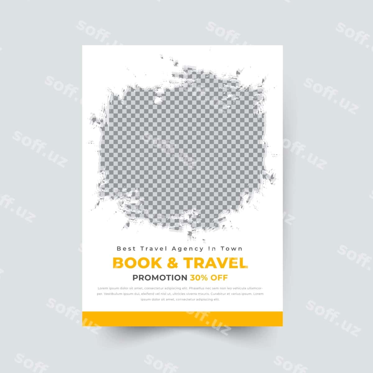 Flyer sayohat reklamasi | Flyer travel promotion 1