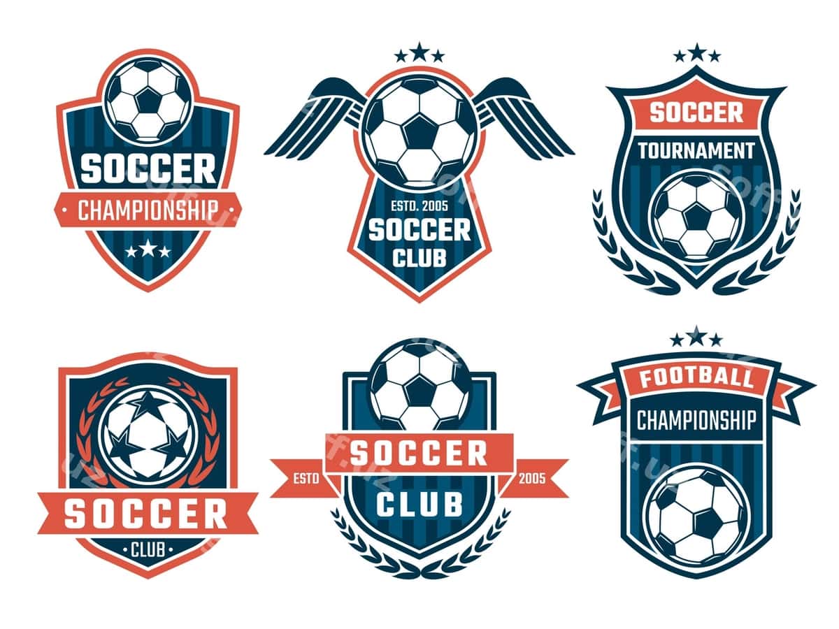 Futbol emblemalari to'plami | Football emblems set 1