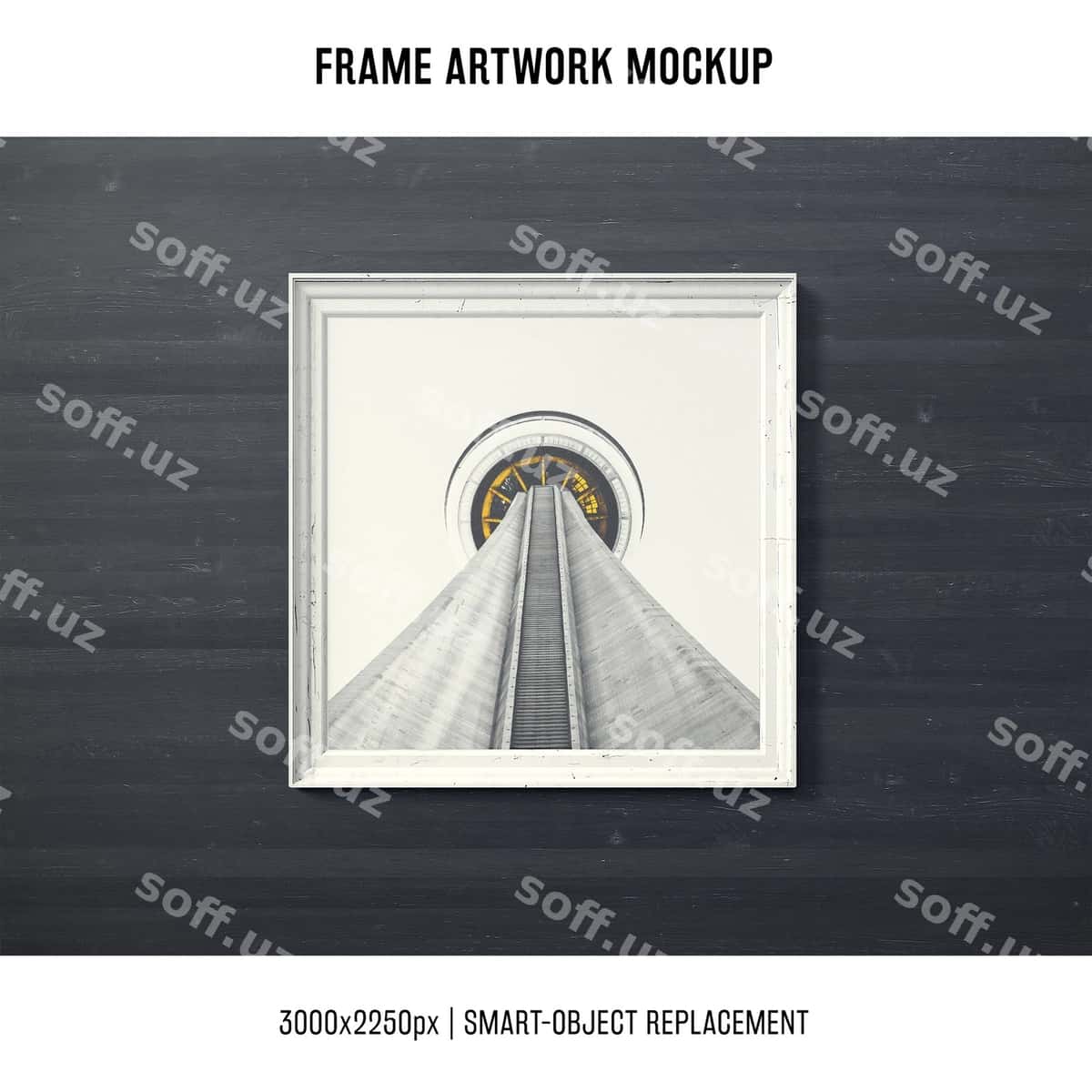 Ramka san'at asari namunasi | Frame artwork mock up 1
