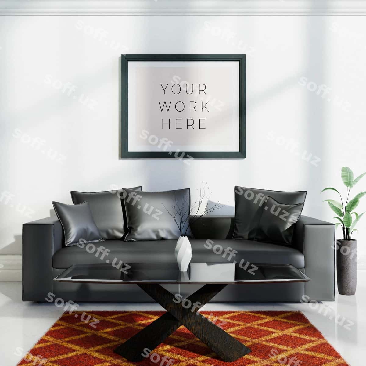 Freym mockup sahna | Frame mockup scene 1