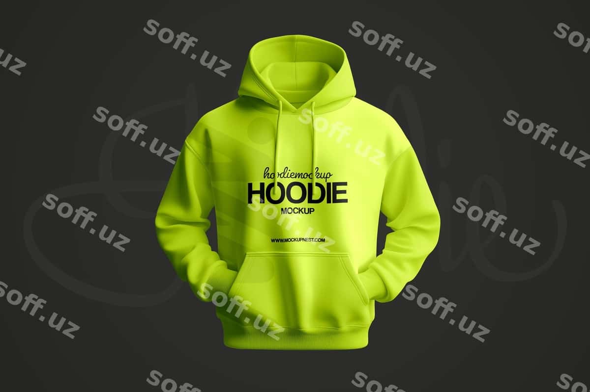 Hoddie maketi psd fayli bepul yuklab olish | Free hoddie mockup psd file free download 1