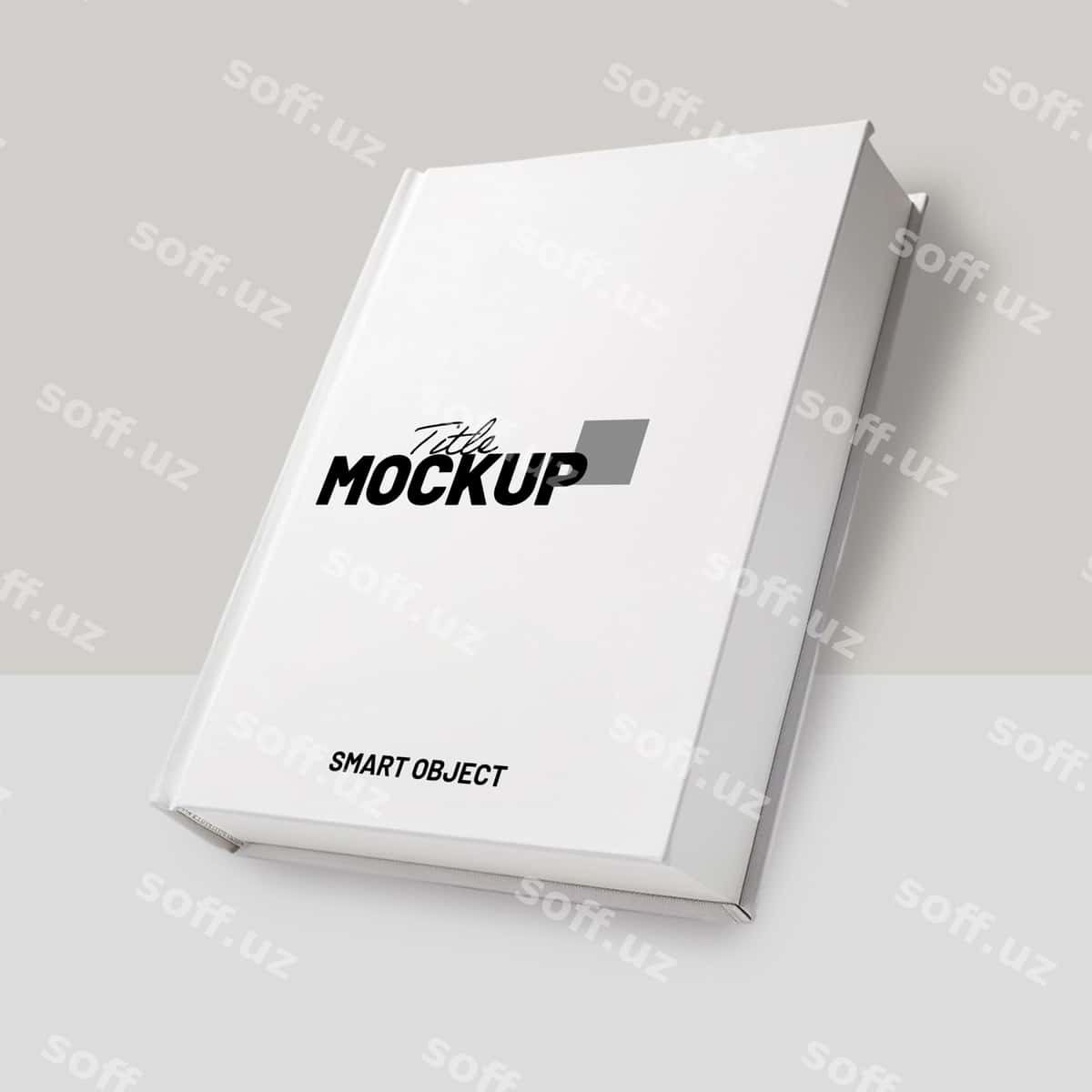 Bepul psd yumshoq muomela kitobi namunasi | Free psd softcover book cover mockup 1