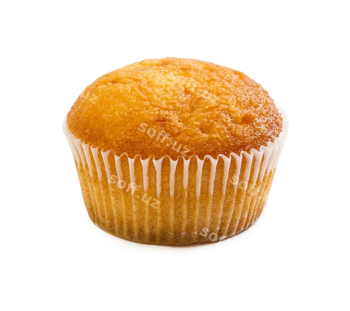 Izolyatsiya qilingan oq fonda yangi kekler | Fresh muffin isolated white background 1