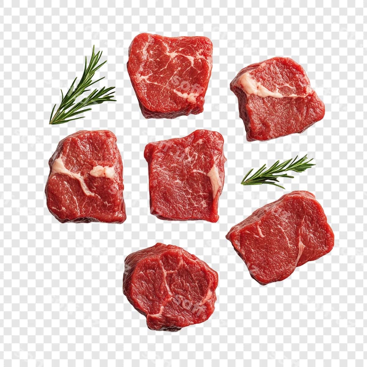 Yangi xom mol go'shti bifteklari | Fresh raw beef steaks 1