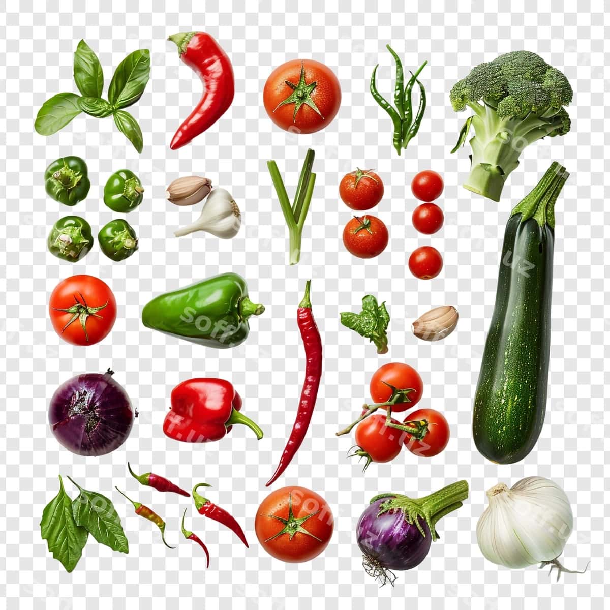 Yangi sabzavotlar to'plami | Fresh vegetables collection 1