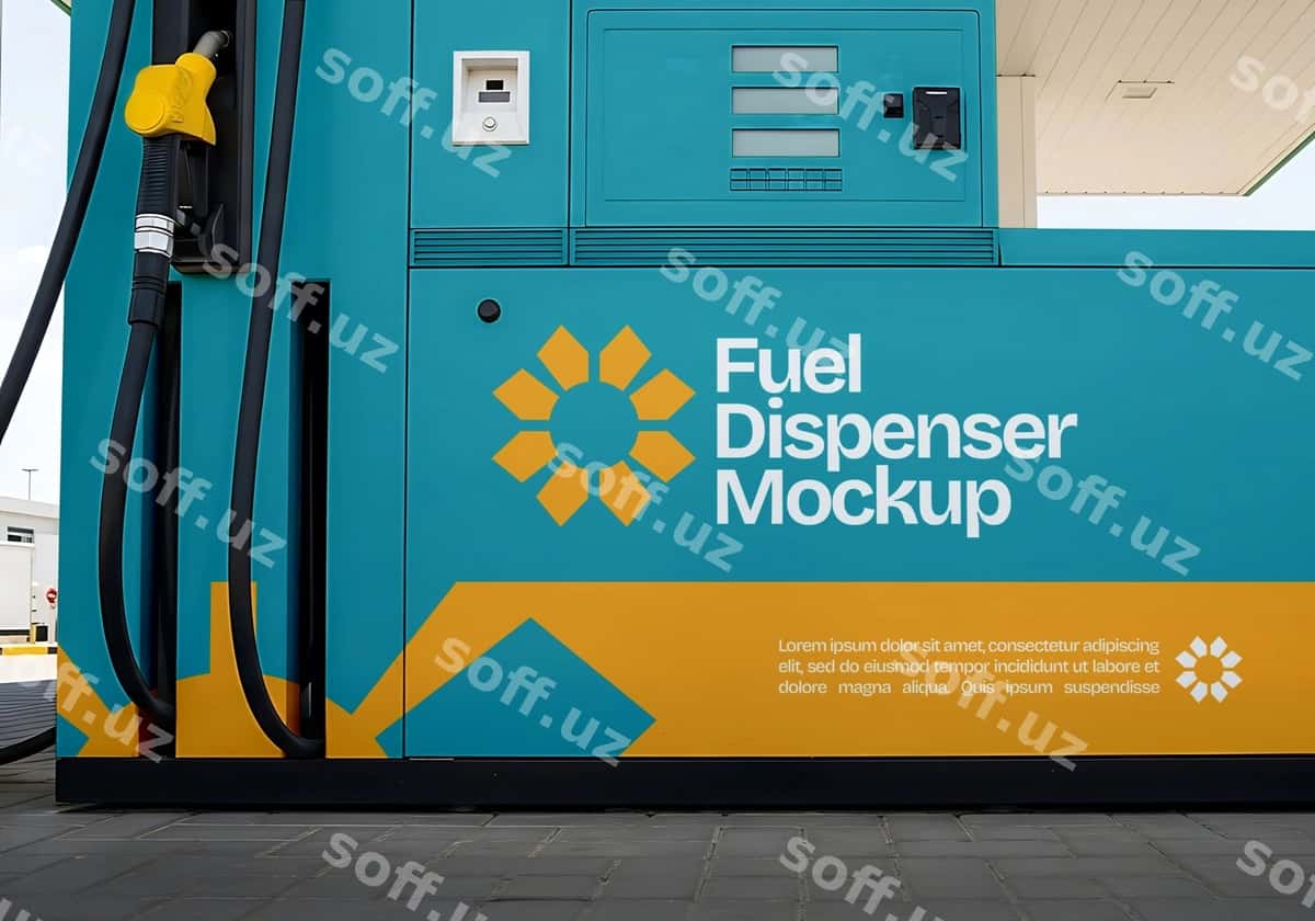 Yoqilg'i dispenser maketi | Fuel dispenser mockup 1