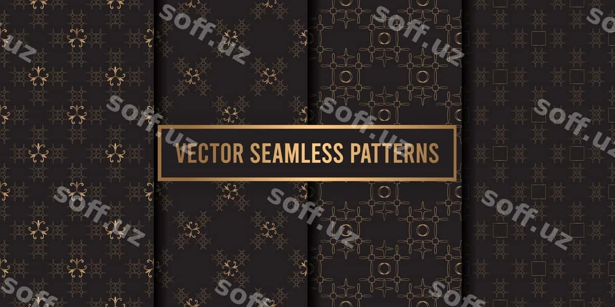 Geometrik uzilmas naqsh | Geometric seamless pattern 1