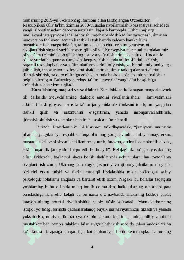 Umumtaʼlim maktablarining 2-4- sinflarda oʻzbek tili darslarida dialogik nutqni rivojlantirish usullari 4
