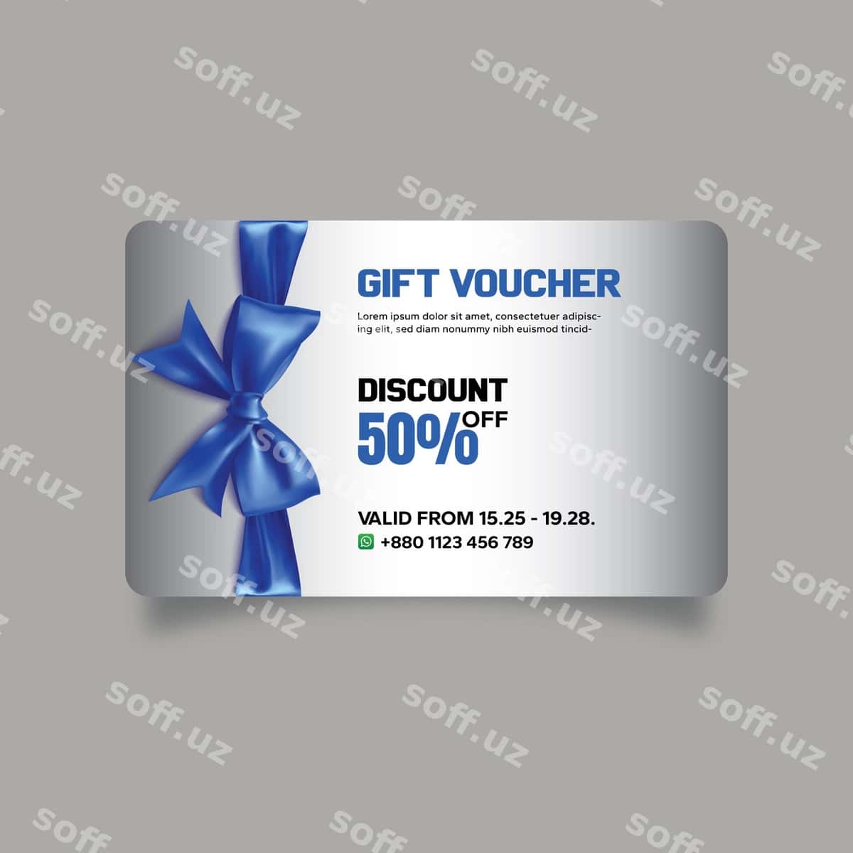 Sovg'a voucher kartalari maxsus chegirma bilan | Gift voucher cards with special discount 1
